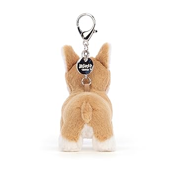 Amazon.co.jp: Jellycat Betty Corgi バッグキーチェーン